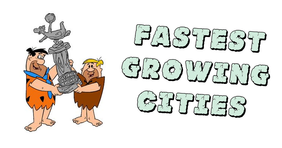 Flintstone fastest growing cities trophy